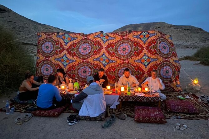 Dining in The Desert - Camel riding, with the usual limits