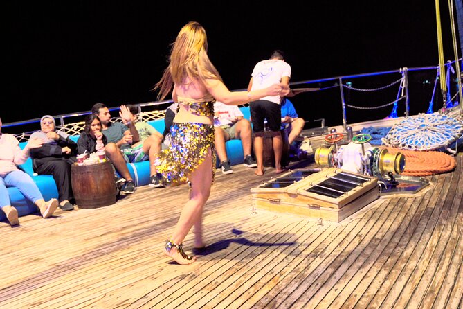 Dinner Cruise with Oriental Show & Seafood Buffet from Sharm El Sheikh - Tanoura, belly dance, violin, and song