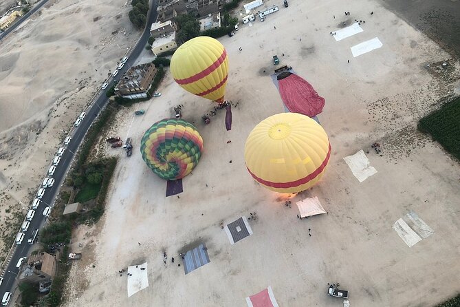 Enjoy Hot Air Balloon,Valley of the kings,Hatshepsut temple in Luxor - Valley of the Kings: tombs below the desert hills
