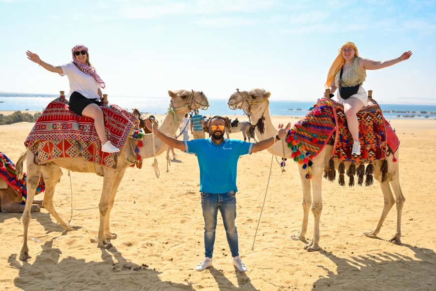 From Cairo: Desert Safari, Camel Ride, Magic Lake, & Lunch - Wadi El Rayan: waterfalls, sand, and riding options
