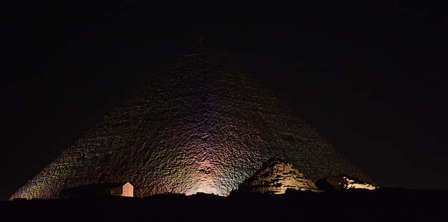 From Cairo: Giza Pyramids Tour with Light Show and Transfer - Listening to the Sphinx and the pharaohs