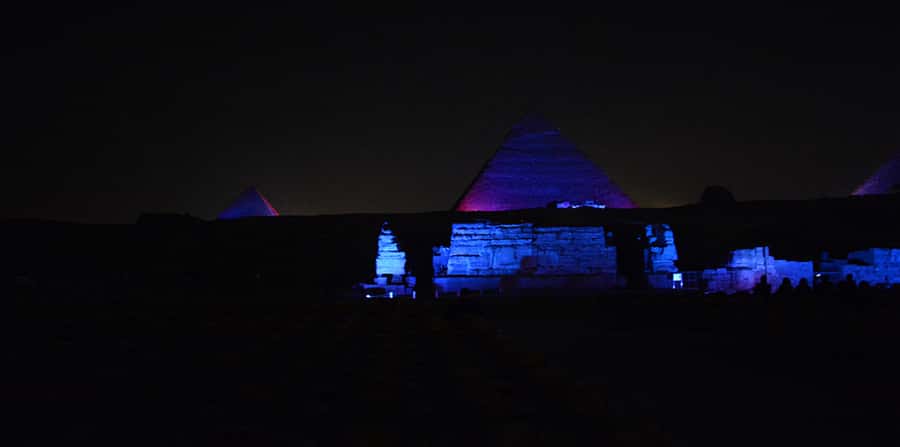 From Cairo: Giza Pyramids Tour with Light Show and Transfer - From your hotel lobby to the Giza plateau