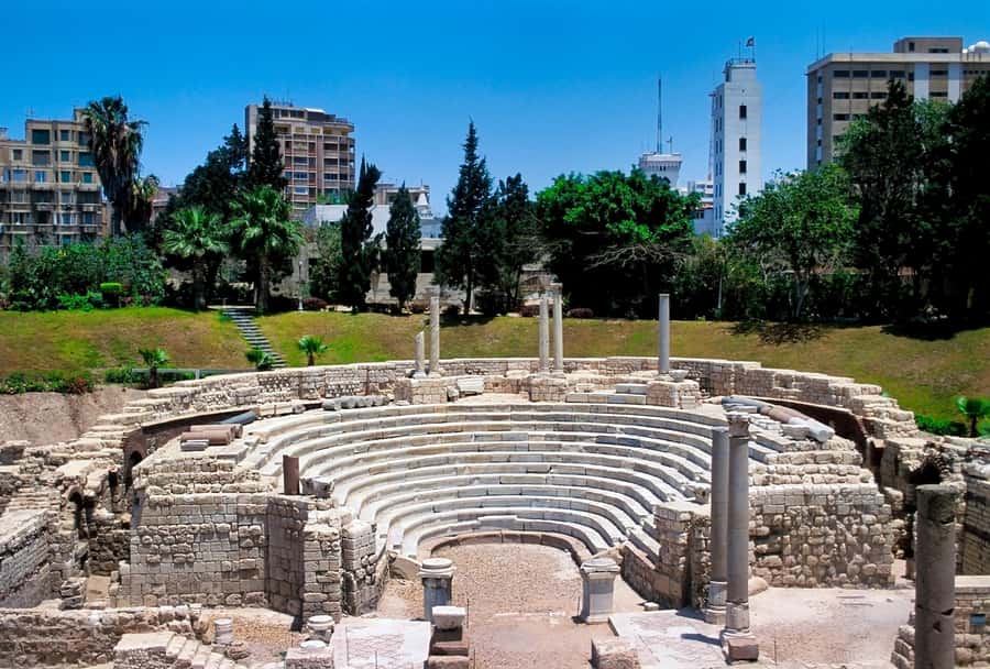 From Cairo: Historical Alexandria Shared Day Tour with Lunch - The Roman Theatre at Kom el-Deka