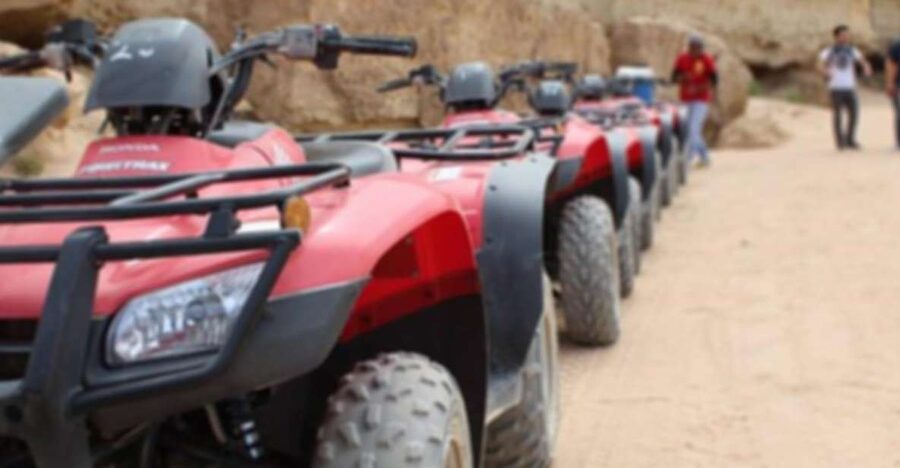 From El Gouna: Dry Canyon Quad Bike Morning Tour - Leaving El Gouna for the desert