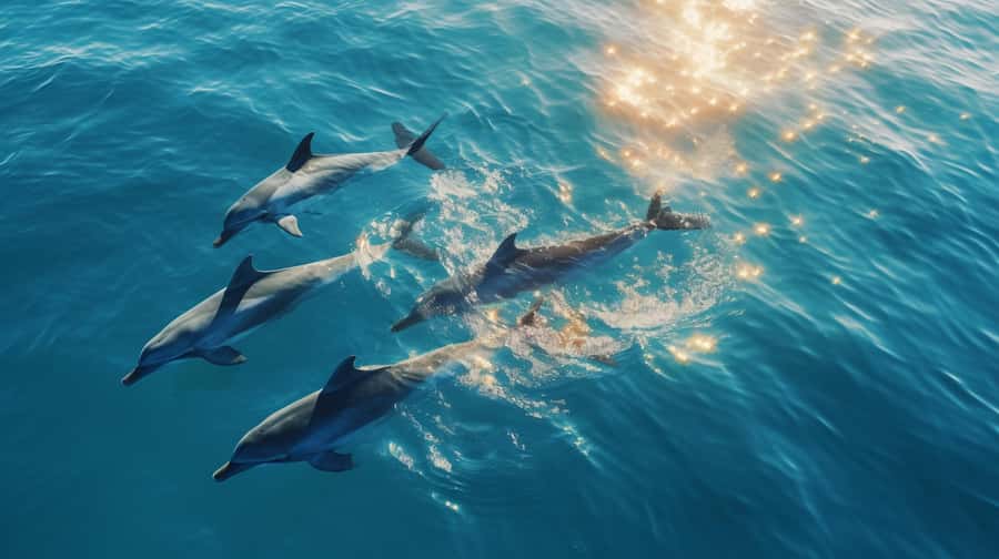 From Hurghada: Hula Hula Island Speedboat Tour with Dolphins - Morning light or sunset color