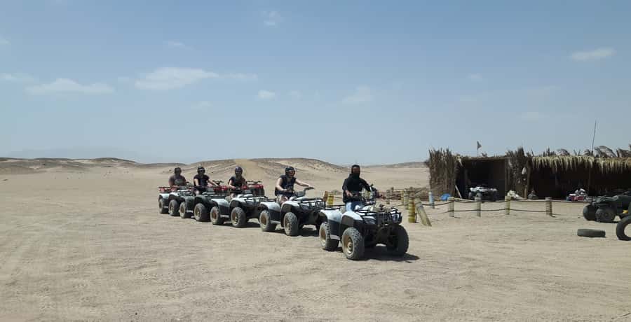 From Hurghada: Makadi Bay ATV Tour - Getting comfortable on the ATV