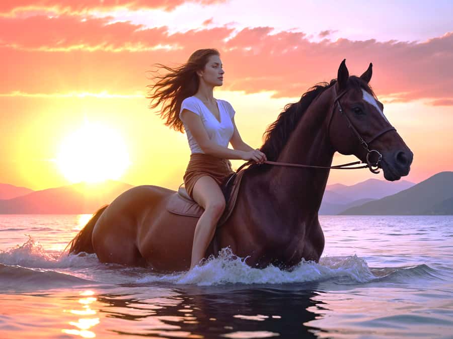From Hurghada: Makadi Bay Horse Riding Tour - What the Makadi Bay ride feels like