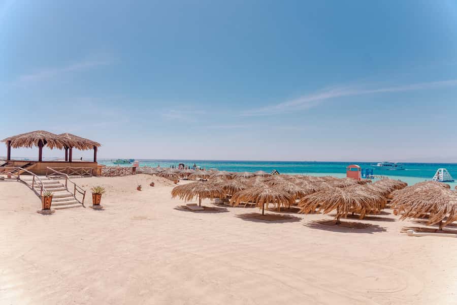 From Hurghada: Paradise Island Snorkeling Cruise with Lunch - Snorkeling near the coral reef