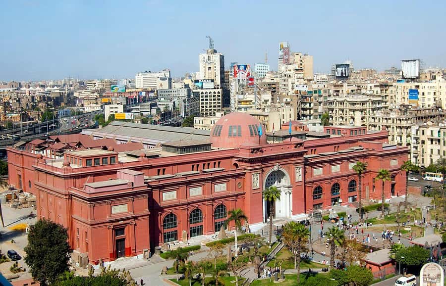 From Hurghada: Pyramids and Egyptian Museum Tour & Boat Ride - Shopping stops for perfume, oils, spices, and papyrus