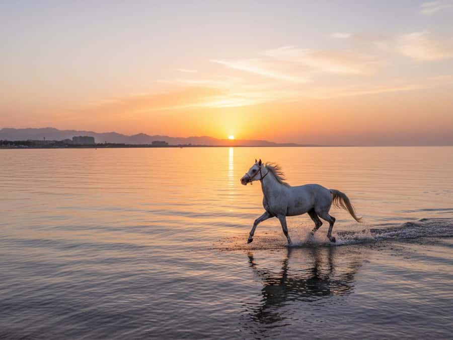 From Hurghada: Red Sea Sunrise and Desert Horseback Riding - The 15-minute arrival break and horse introduction
