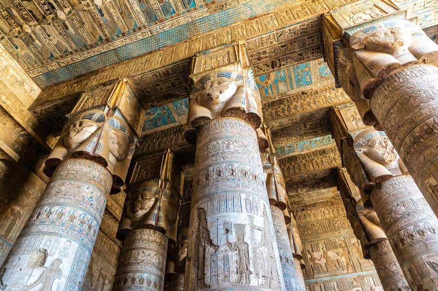 From Luxor: Dendera Temple All-Inclusive Tour & Felucca Ride - Inside the Temple of Hathor