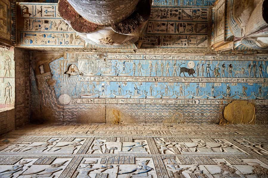From Luxor: Dendera Temple All-Inclusive Tour & Felucca Ride - The guide makes the carvings readable