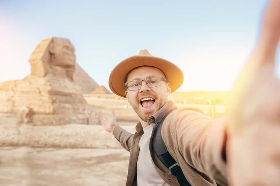 From Sharm El Sheikh: Cairo Pyramids Full-Day Tour by Plane - At Giza, the pyramids finally become real