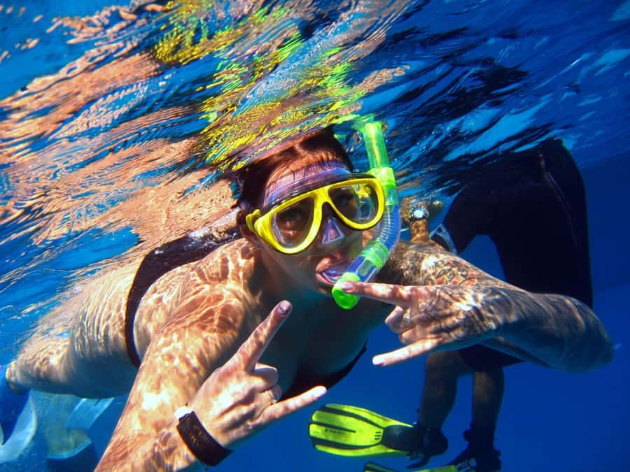 From Sharm: Ras Mohammed snorkeling cruise & optional diving - The morning ride from Watanya Marina