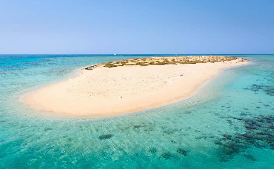 From Sharm: White Island and Ras Mohamed Snorkeling Trip - White Island: a beautiful stop with a tide-shaped timetable