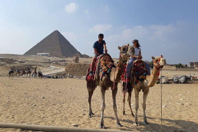 Full Day Private Tour Giza Pyramids Sphinx, Camel Ride, Egyptian Museum & Bazaar - Starting at the Pyramids of Giza