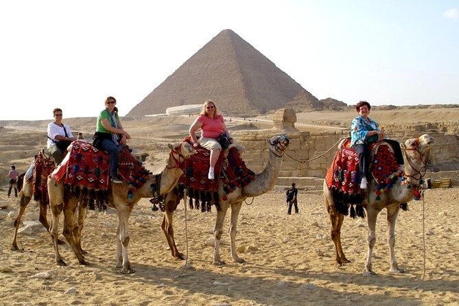 Full day tour Giza Pyramids Sphinx &Lunch and Shopping tour - The papyrus, cotton, aromatherapy, and bazaar stops