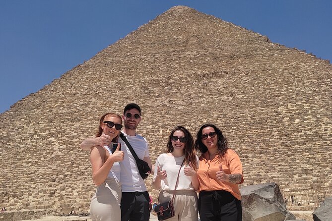 Full Day Tour Giza Pyramids, Sphinx, Saqqara &Dahshur Pyramids - Timing, food, tickets, and added costs