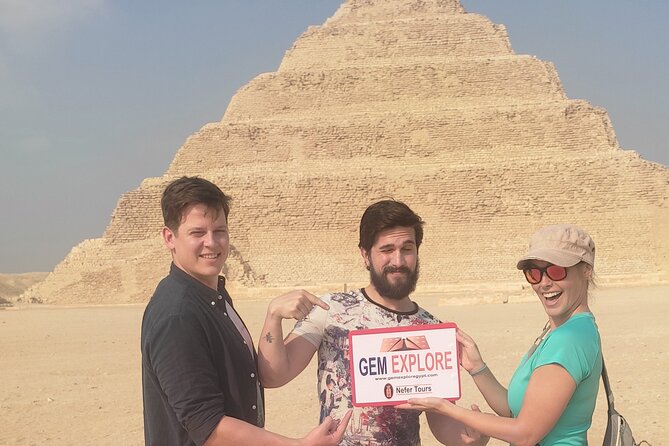 Full Day Tour Giza Pyramids, Sphinx, Saqqara &Dahshur Pyramids - Who should book this private pyramid tour?
