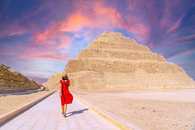 Full-Day Tour to Giza Pyramids, memphis and Sakkara Step Pyramid - A 30-minute camel ride near the pyramids