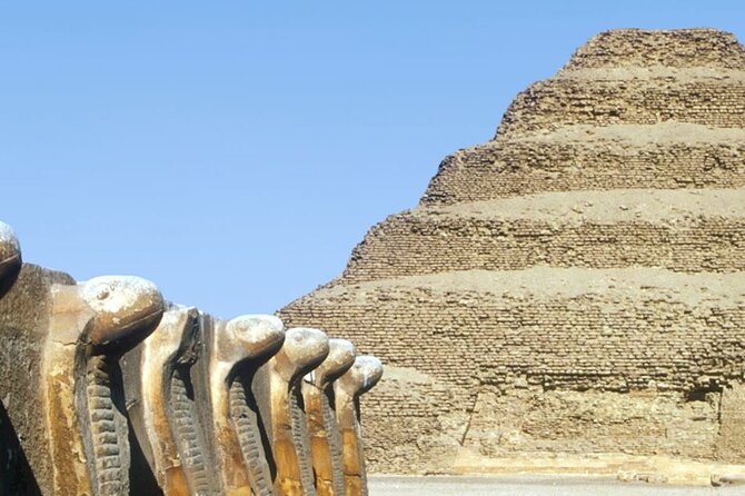 Full-Day Tour to Giza Pyramids, memphis and Sakkara Step Pyramid - Saqqara shows where pyramid design began