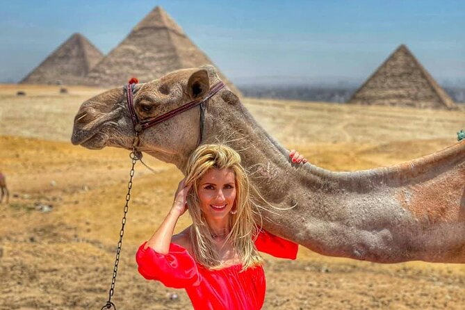 Full Day Tour to Giza Pyramids with Camel Ride and Egyptian Museum in Cairo - Three hours around the Giza Plateau