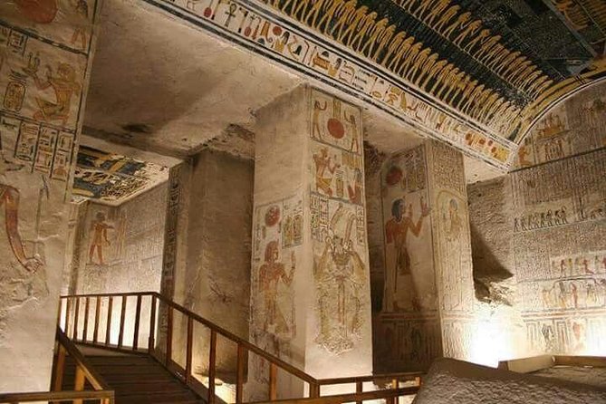 Full Day Tour to Luxor (East & West Bank) - Valley of the Kings: tombs below the Theban hills