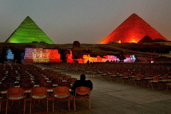 Full Day Tour to Pyramids of Giza, Saqqara Step Pyramids & Sound and Light Show - Transport, Guides, and the Private Format