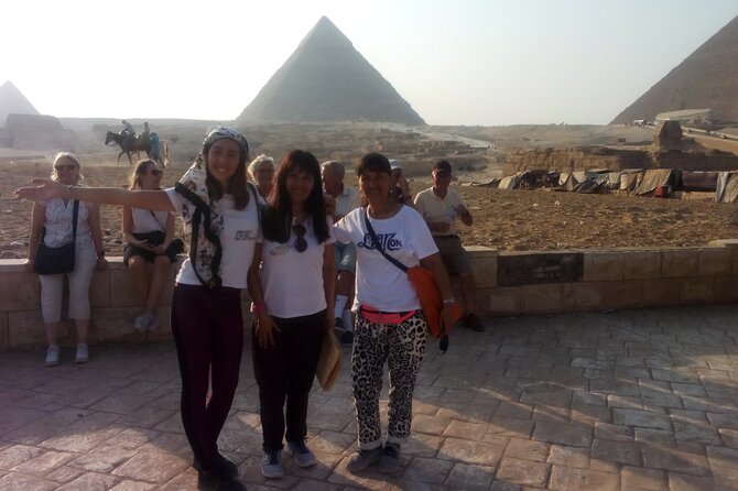 Giza Pyramids and Grand Museum GEM - Starting at Giza with nine pyramids in view
