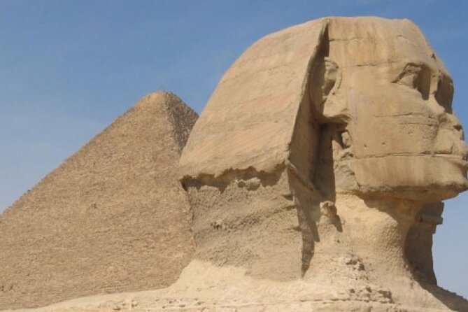 Giza pyramids and sphinx - The camel ride: a short extra with strong atmosphere