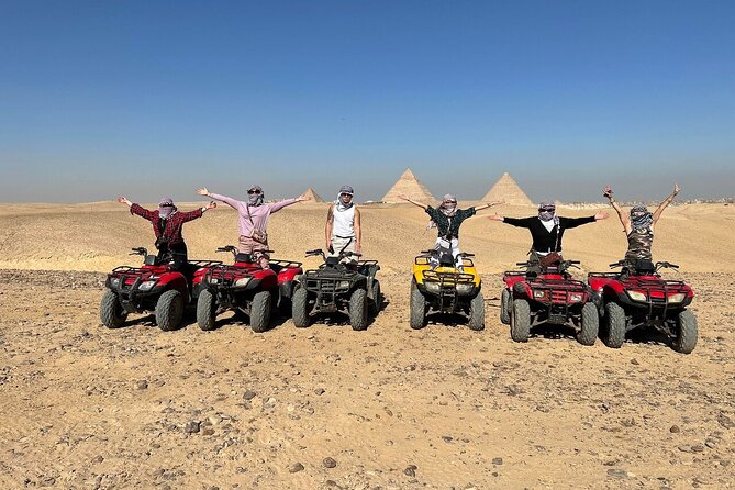 Giza Pyramids, Camel ride and Shopping with ATV Quad bike - The Giza Plateau is your best photo stop