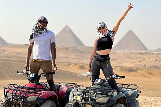 Giza Pyramids private tour, ATV bike, Lunch, Camel ride, shopping - Why this Giza tour works for mixed interests