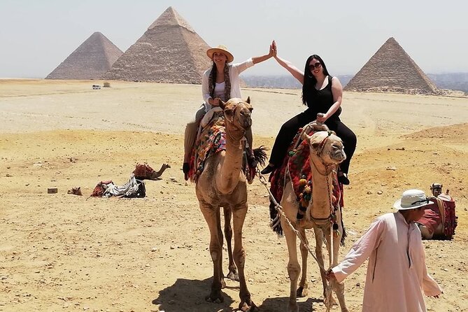 Giza Pyramids, Ride a Camel, Sphinx, Egyptian Museum& Bazaar, Lunch is included. - Seeing the Egyptian Museum in a three-hour visit