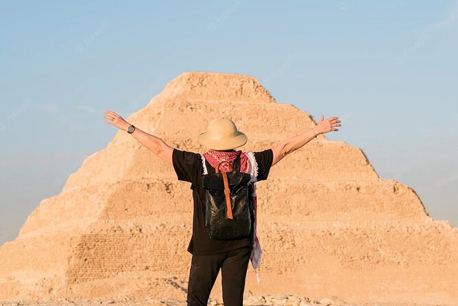 Giza pyramids, Sphinx, and the big museumum - A full day tracing Egypt’s pyramid experiments