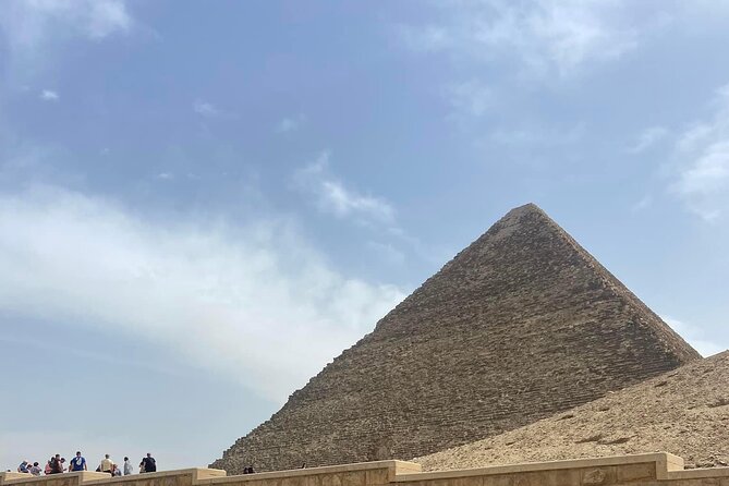 Giza Pyramids,Sphinx,Camel Ride,ATV Bike,Shopping, Dinner cruise - Khufu’s Great Pyramid, the day’s main monument