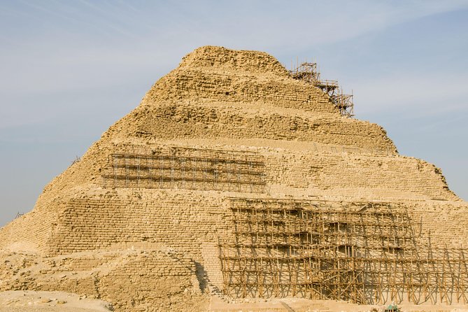 Giza pyramids Sphinx Sakkara and Memphis Private Day Tour - Memphis and the fallen statue of Ramses II