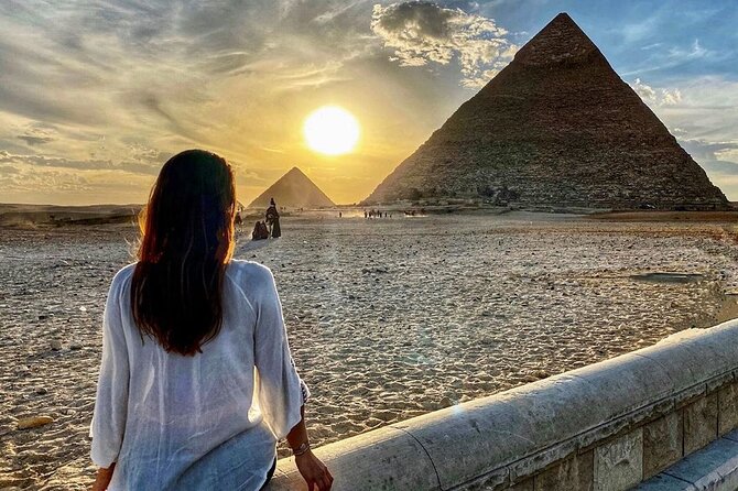 Giza pyramids,Sphinx Sakkara,Dahshuh,Memphis,Camel - One day, five chapters of ancient Egypt