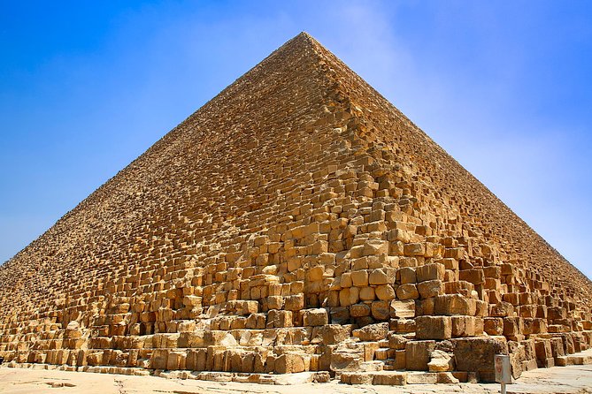 Giza Pyramids, Sphinx, Sakkara Pyramid with Camel ride & Shopping - Memphis and the old capital connection