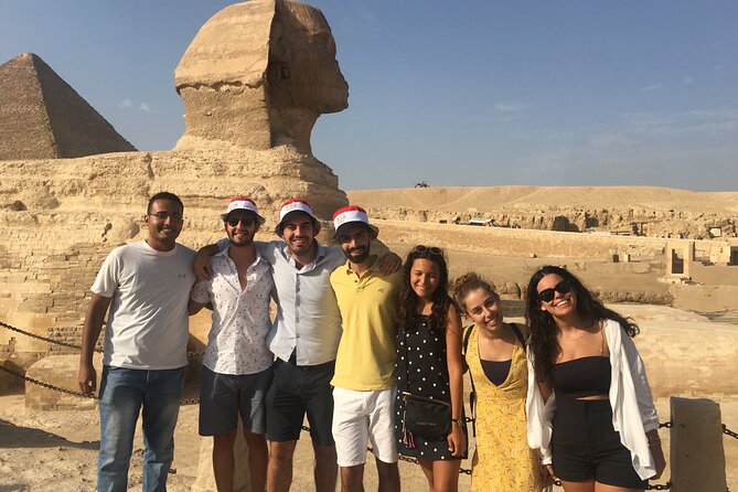 Giza Pyramids, Sphinx, Sakkara Pyramid with Camel ride & Shopping - The Great Sphinx and its quiet power