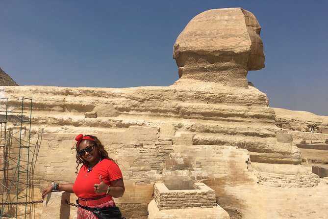 Giza Pyramids, Sphinx, Sakkara Pyramid with Camel ride & Shopping - The 30-minute camel ride