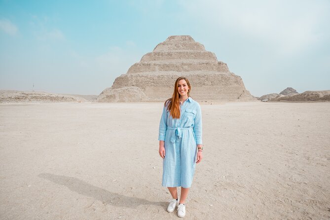 Giza Pyramids, Sphinx, Saqqara and Memphis Full-Day Cairo Tour - Seeing Cheops, Chephren, and Mycerinus at Giza