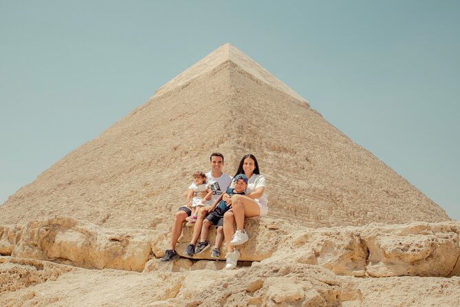 Giza Pyramids, Sphinx, Saqqara and Memphis Full-Day Cairo Tour - The panoramic Giza view and optional camel ride