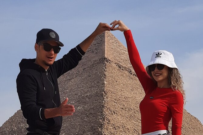 Giza Pyramids with (GEM) Grand Egyptian Museum - Valley Temple and the Sphinx