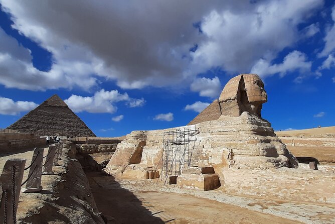 Giza Pyramids with (GEM) Grand Egyptian Museum - Meeting the Great Pyramid at Giza