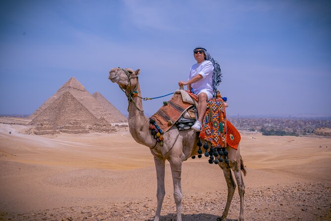 Giza pyramids with professional photography - The Sphinx and Valley Temple