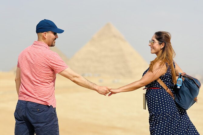 Grand Egyptian Museum, Giza Pyramids and Great Sphinx Tour - The panoramic pyramid view