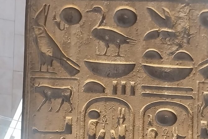 Grand Egyptian Museum, Grand staircase, New Galleries, and lunch. - What the guide adds to the museum