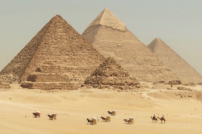 Great Giza Pyramids, Sphinx , saqqara step Pyramid , Memphis city - Giza Plateau: four hours among the famous pyramids