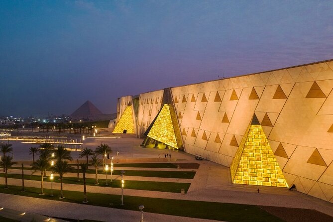 Guided tour to the Grand Egyptian Museum Giza Pyramids with Lunch - Lunch on King Faisal Street