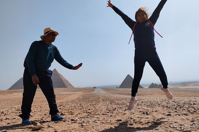Half day Pyramids of Giza and Sphinx with Camel ride - A camel ride across the desert sands